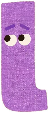 Saylo’s L sound character, a hand-painted L letter with big eyes