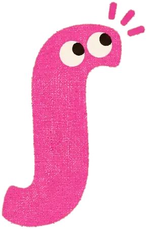 Saylo’s SH sound character, a hand-painted SH letter with big eyes